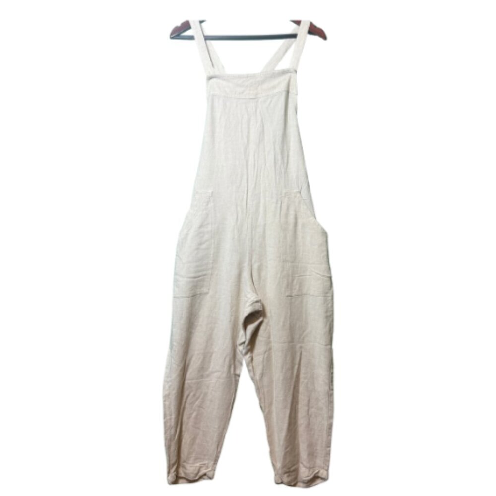 Gently Worn Linen Cream UNIVERSAL THREAD Overall Size L (BB0906)